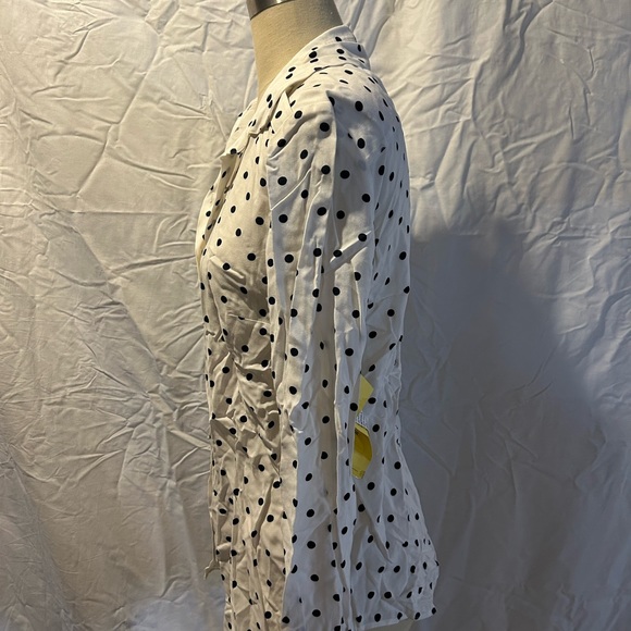 Red Fleece by Brooks Brothers 4 dot button front shirt white - Picture 3 of 6